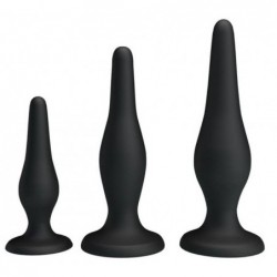 Lot de 3 plugs Silicone...