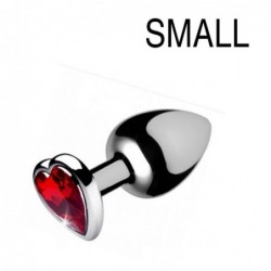 Plug bijou Heart Gem Rouge...