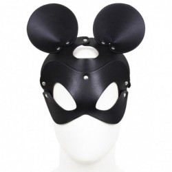 Masque avec Visage Souris Noir