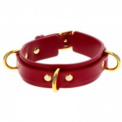 Collier D-Ring Taboom Rouge