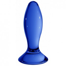 Plug en verre Follower Bleu...