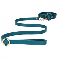 Collier-Laisse Halo Col Bleu