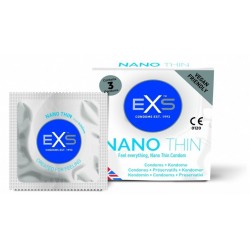 Préservatifs fins Nano Thin x3