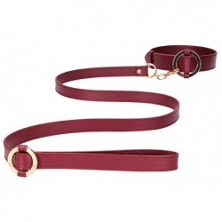 Collier-Laisse Halo Col Rouge