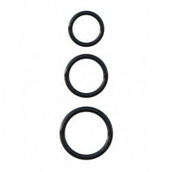 Lot de 3 cockrings Silicone...