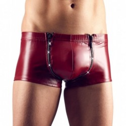 Boxer ZIP STRASS Rouge