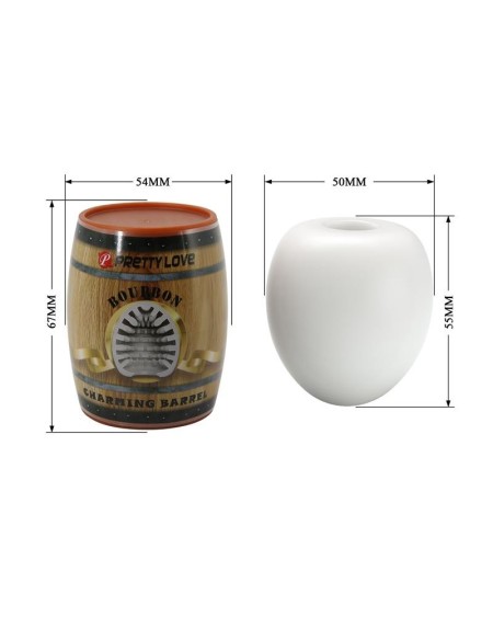 bourbon barrel shaped male masturbator