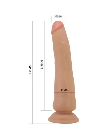 sliding peau réaliste dildo 25 cm