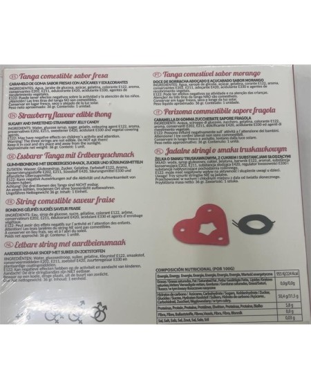 gummy thong strawberry unisex