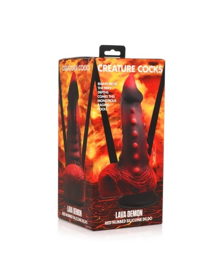 lava demon thick nubbed dildo