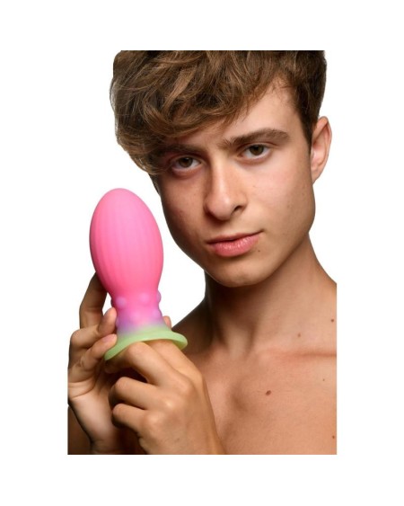 glow-in-the-dark silicone xeno egg large 5.25