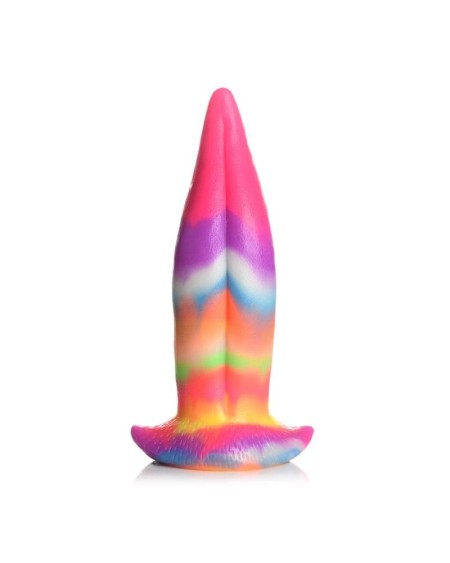 glow-in-the-dark unicorn tongue dildo 8.4
