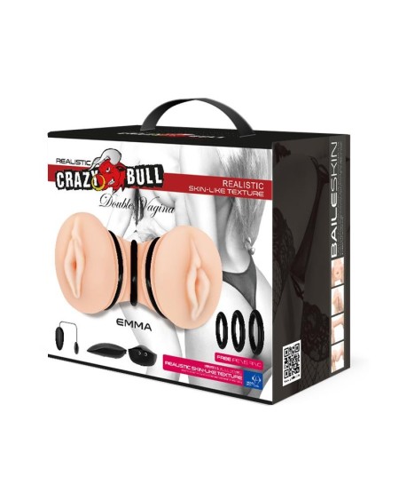 emma double vibrant vagina masturbator