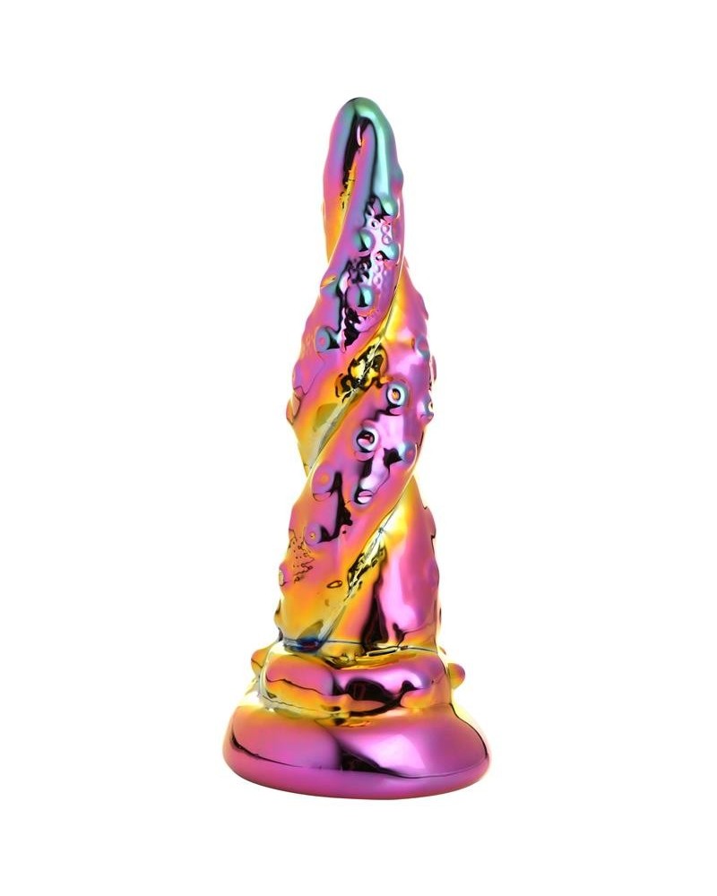 enchanting rainbow borosilicate glass dildo