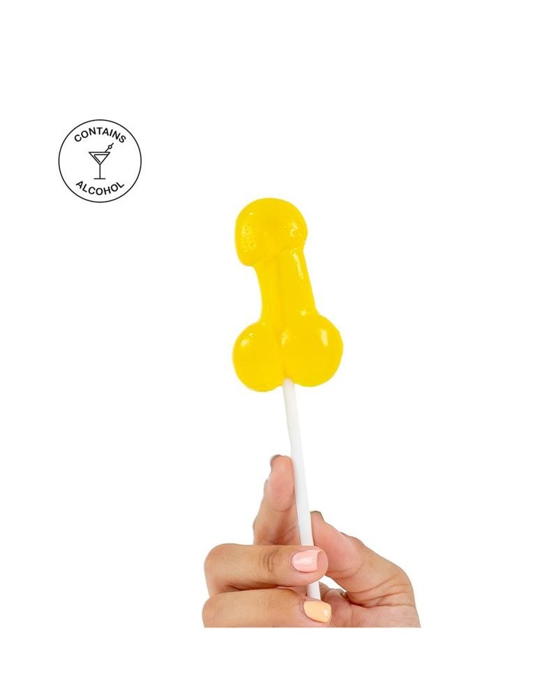 penis shaped lollipop pia colada flavor with alcohol