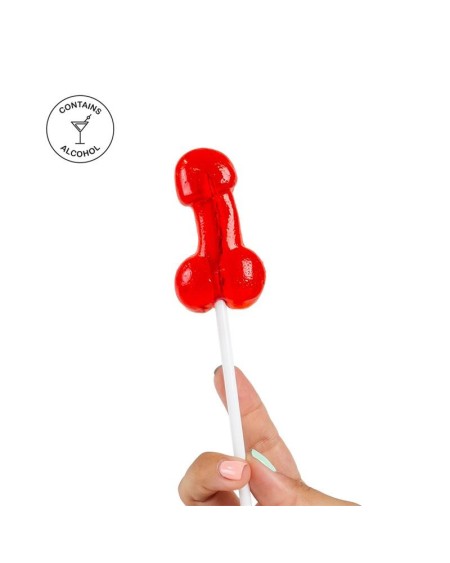 penis shaped lollipop strawberry daiquiri flavor with alcohol
