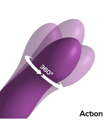 toka vibe with swinging 360o and stimulating licking tongue