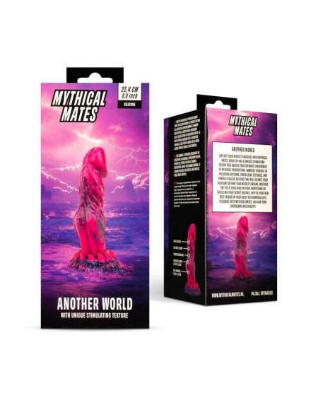 another world dildo rose and violet 22.4 cm - 8.8