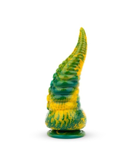 tentacle delight green and yellow dildo 22.4 cm - 8.8