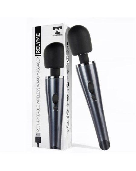 wand massager relyme usb silicone noir