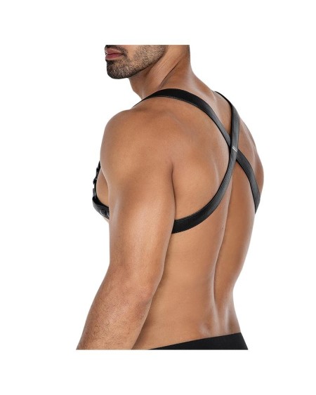 h4rness06 chest hrness 4way noir one size