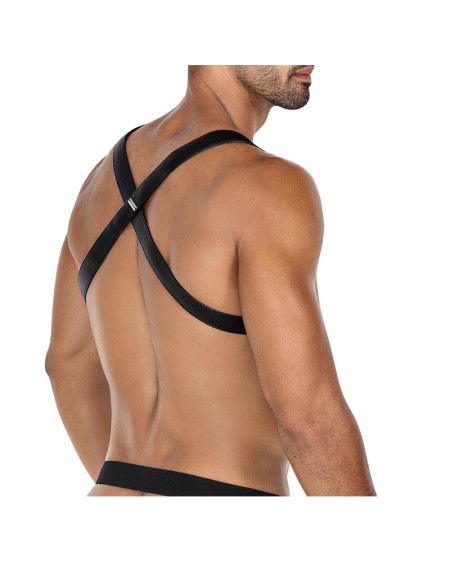 h4rness06 chest hrness 4way noir one size