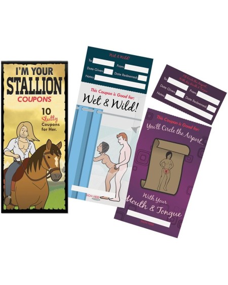 10 coupons for her im your stallion