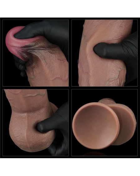 dildo dual layered silicone xxl 9.5