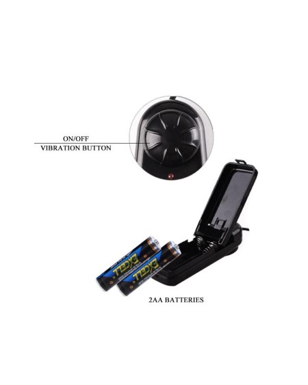 hollow strap-on with vibration 15.5 x 4.2 cm chair