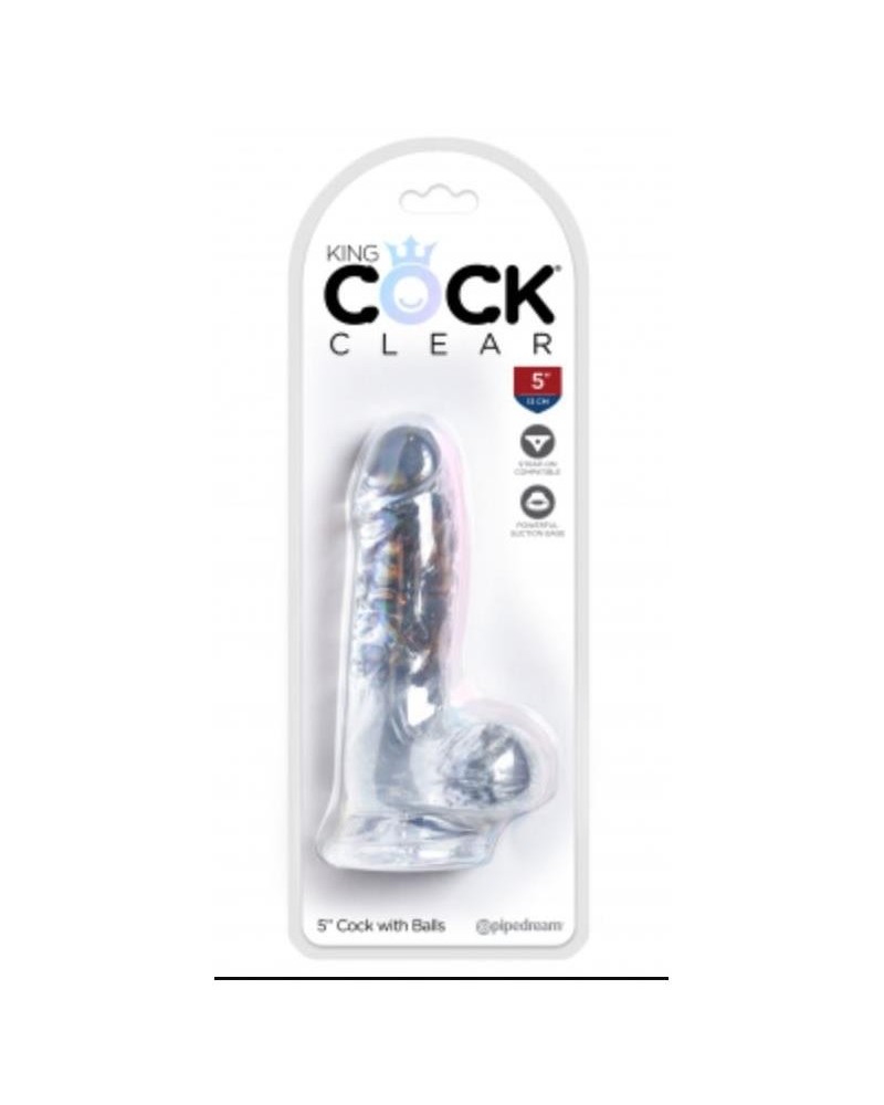 réaliste dildo with testicles 5 clear