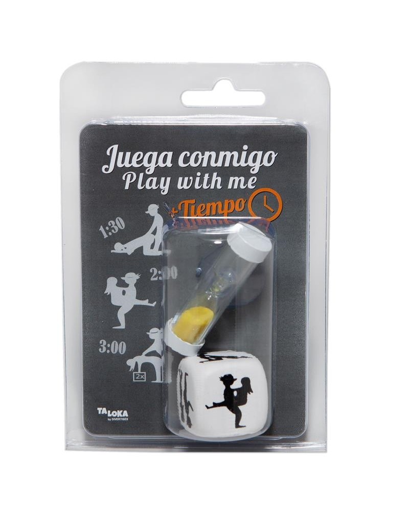 posture dice set and an hourglass.