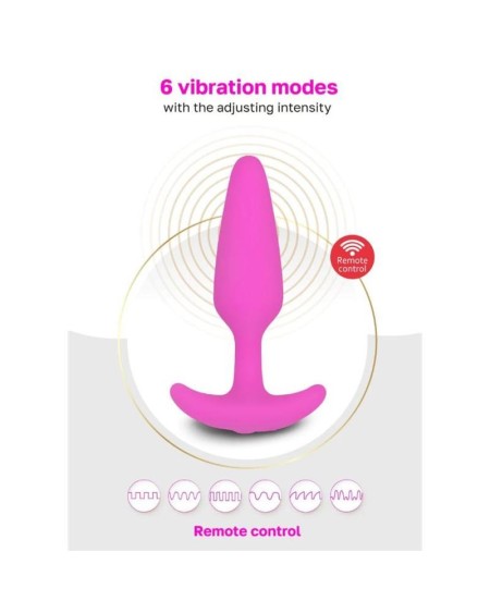 vibrant butt plug gplug xs sunny raspberry