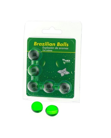 set 5 brazilian balls mint flavor