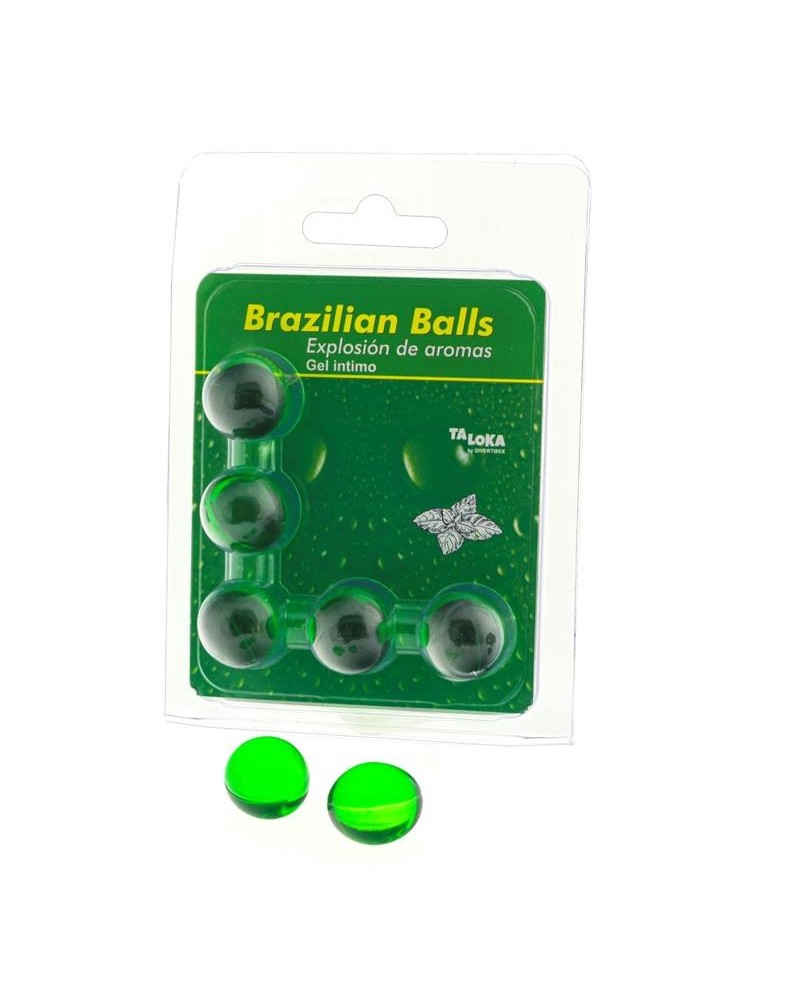 set 5 brazilian balls mint flavor