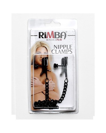 adjustable nipple clamps with noir chain