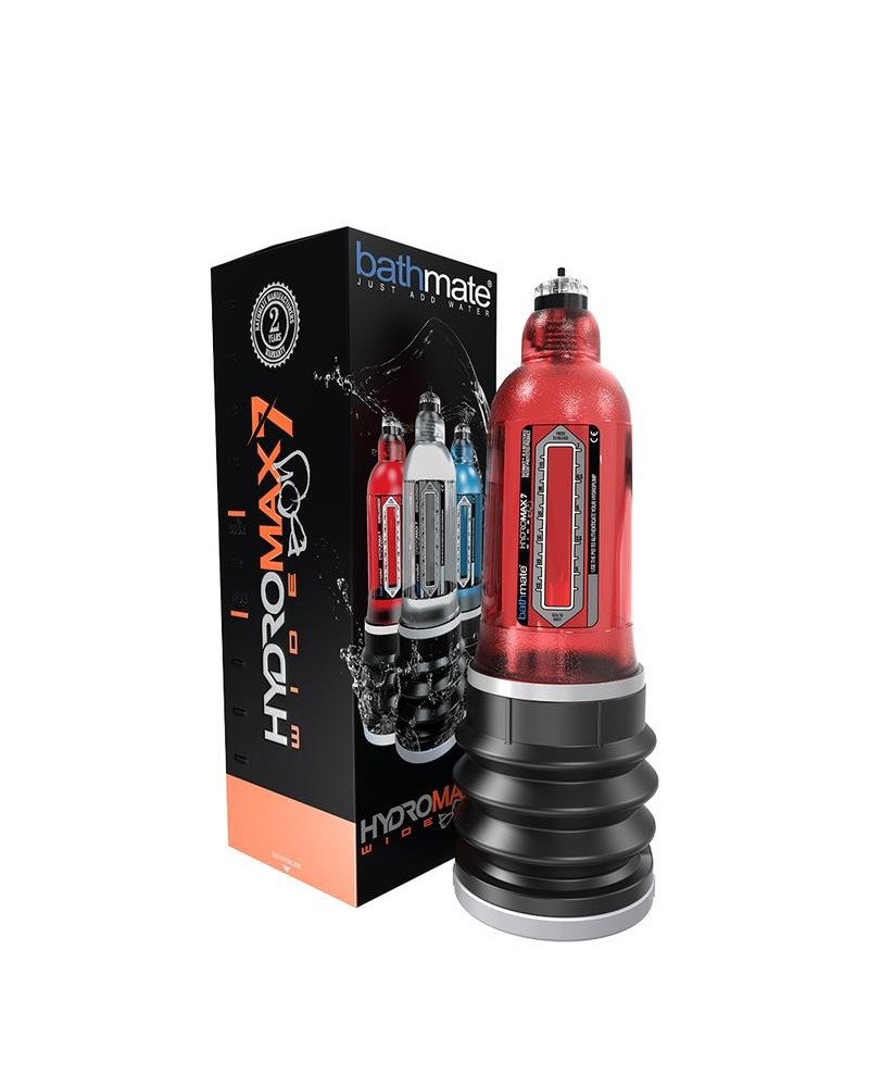 penis pump hydromax7 wide boy red