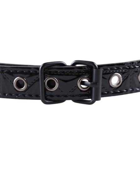 breathable gag ball sapphire vegan leather