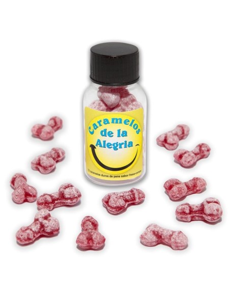 jar of 12 candies penis shape fruit flavor