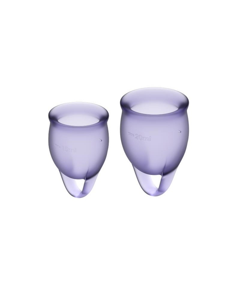 feel confident menstrual cup lilla pack of 2
