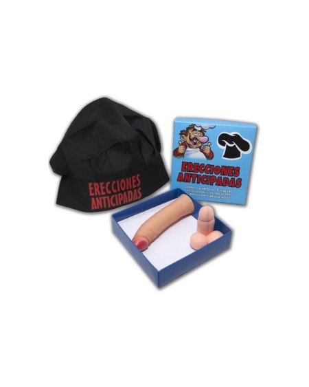 noir chef hat box set, brooch and stimulator