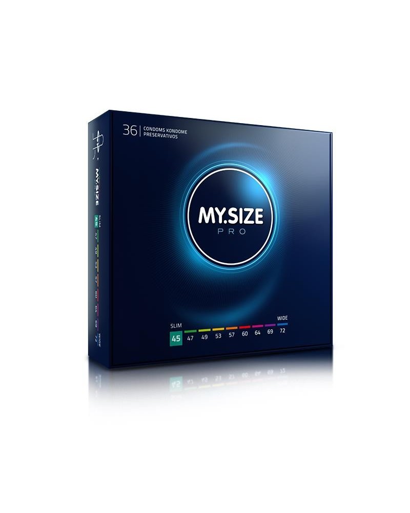 pro condoms size 45 box of 36 uds