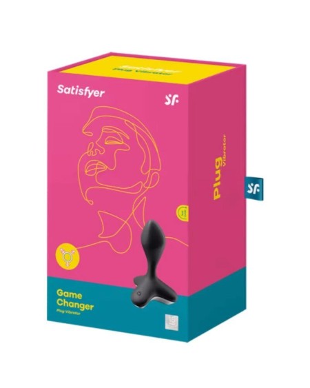 game changer butt plug with vibration noir