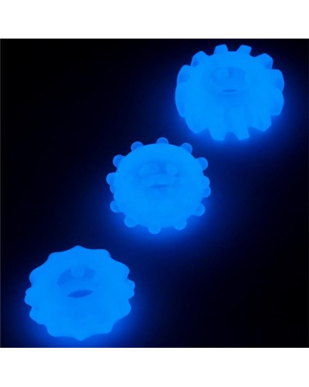 lumino play set 3 penis ring blue light