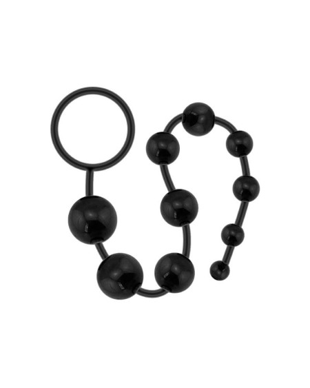 g.flex bendable thai anal beads noir