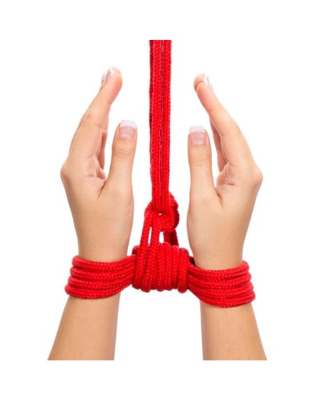 bondage rope souple red
