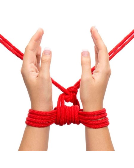 bondage rope souple red