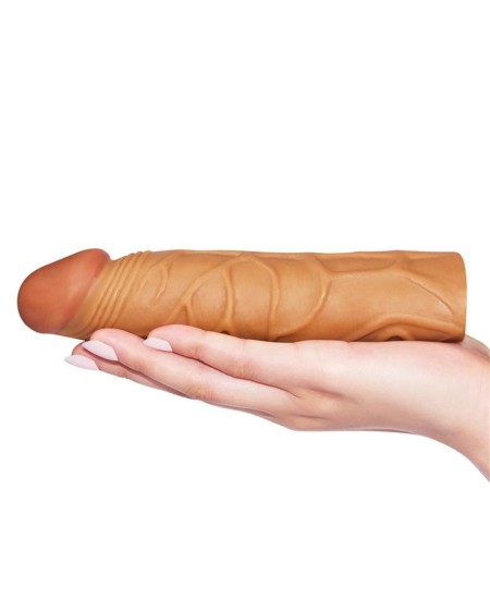 penis sleeve pleasure x tender brown