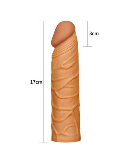 penis sleeve pleasure x tender brown