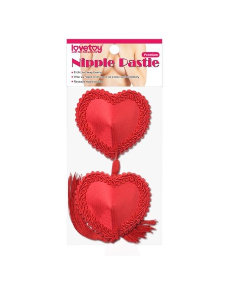 nipple covers reusable heart red