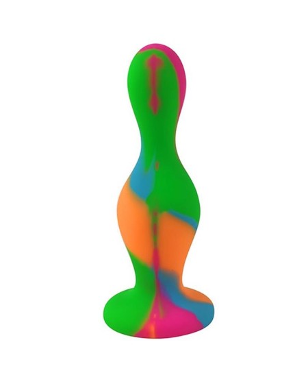 silicone butt plug multi color